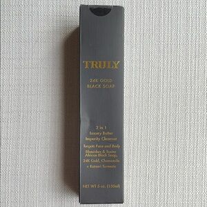 Truly 24k Gold Black Soap Impurity Cleanser 5 fl oz